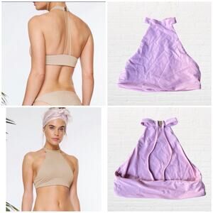 NEW Westley pink halter bikini top